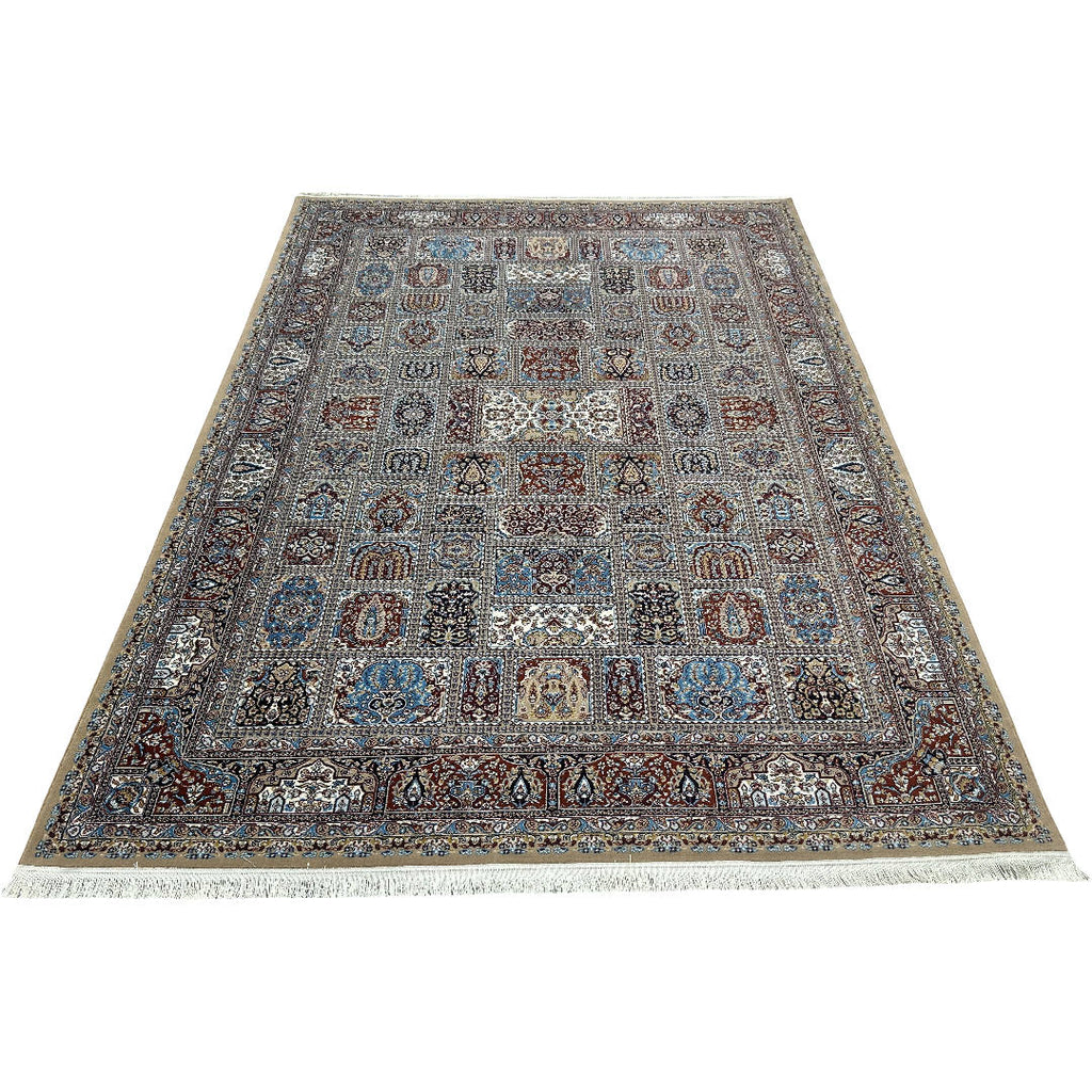 350 x 250 cm Persian Bakhtiari Beige Machine Made Rug