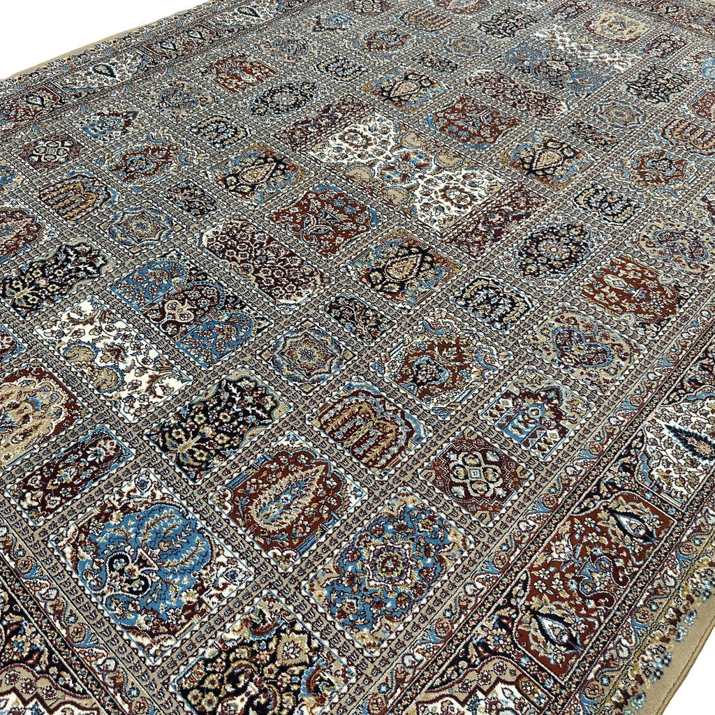 350 x 250 cm Persian Bakhtiari Beige Machine Made Rug