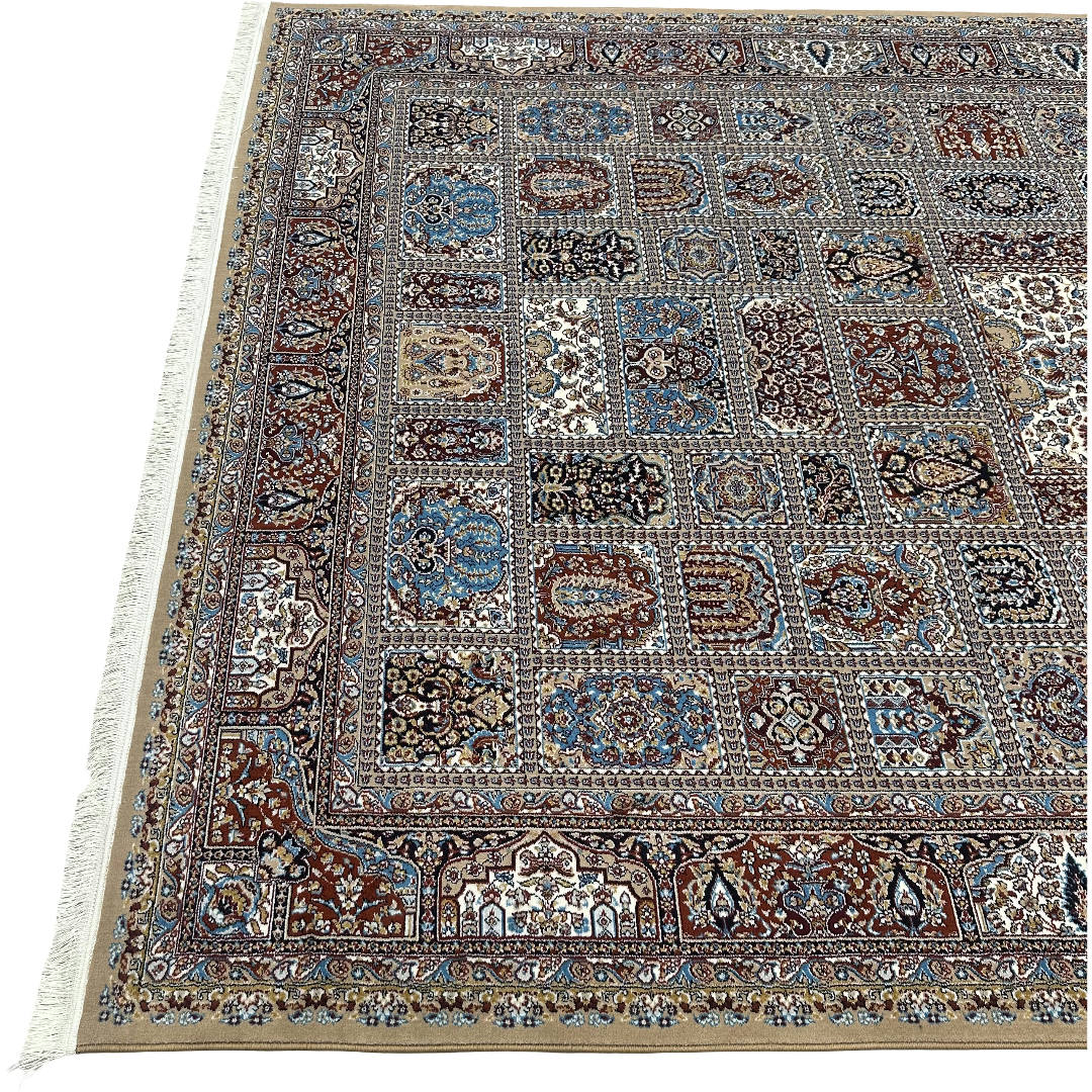 350 x 250 cm Persian Bakhtiari Beige Machine Made Rug