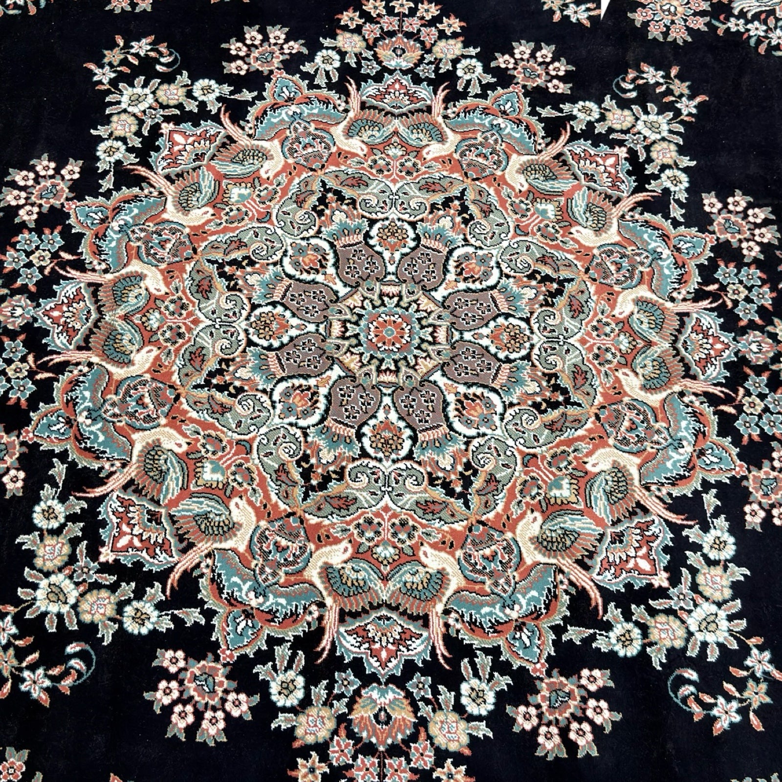 350 x 250cm Persian Machine Made Kirman Rug