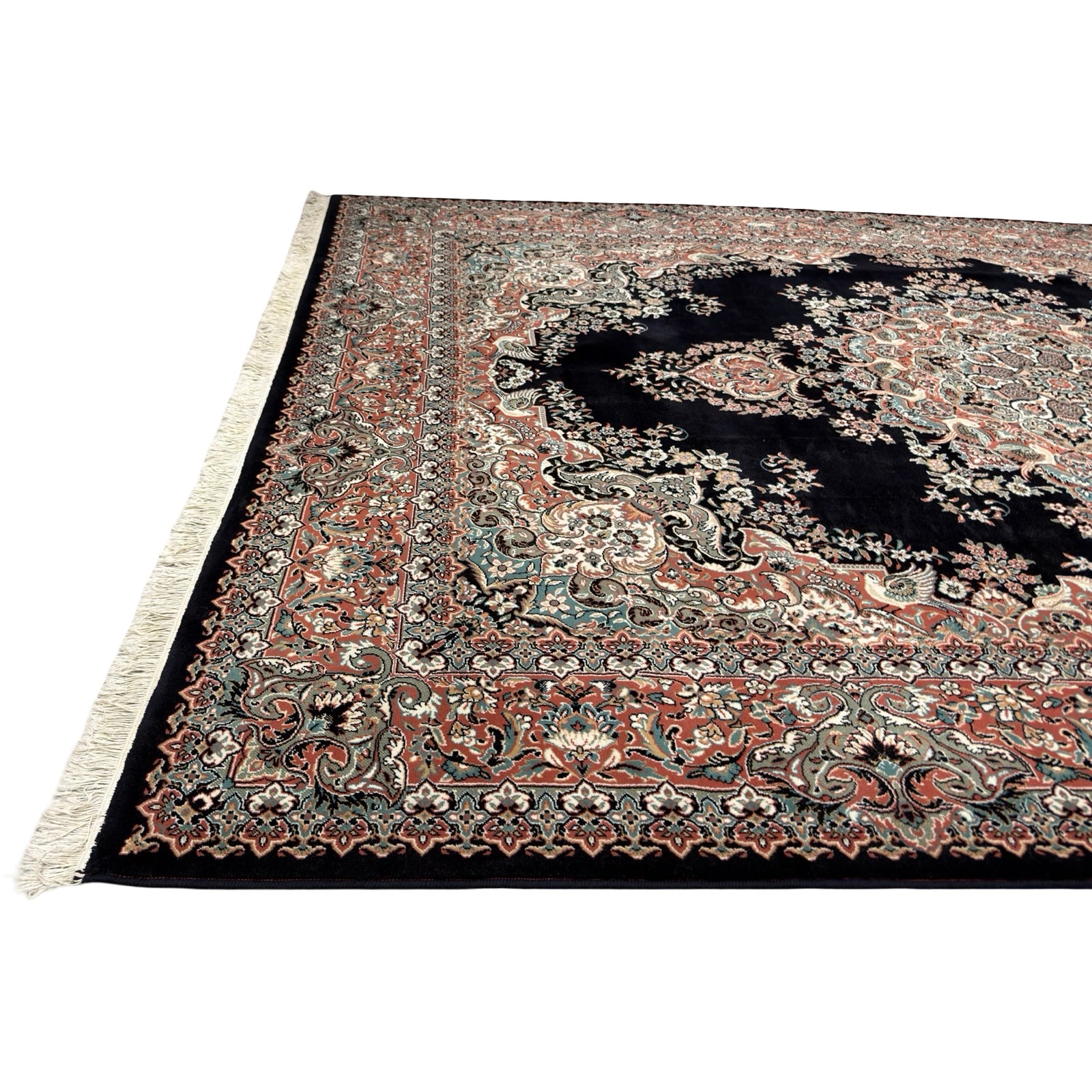 350 x 250cm Persian Machine Made Kirman Rug