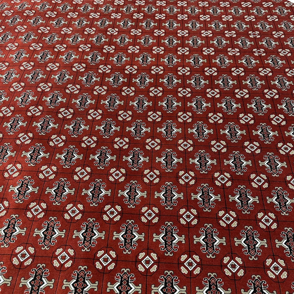 350 x 250cm Red Tekkie Bokhara Design Persian Rug