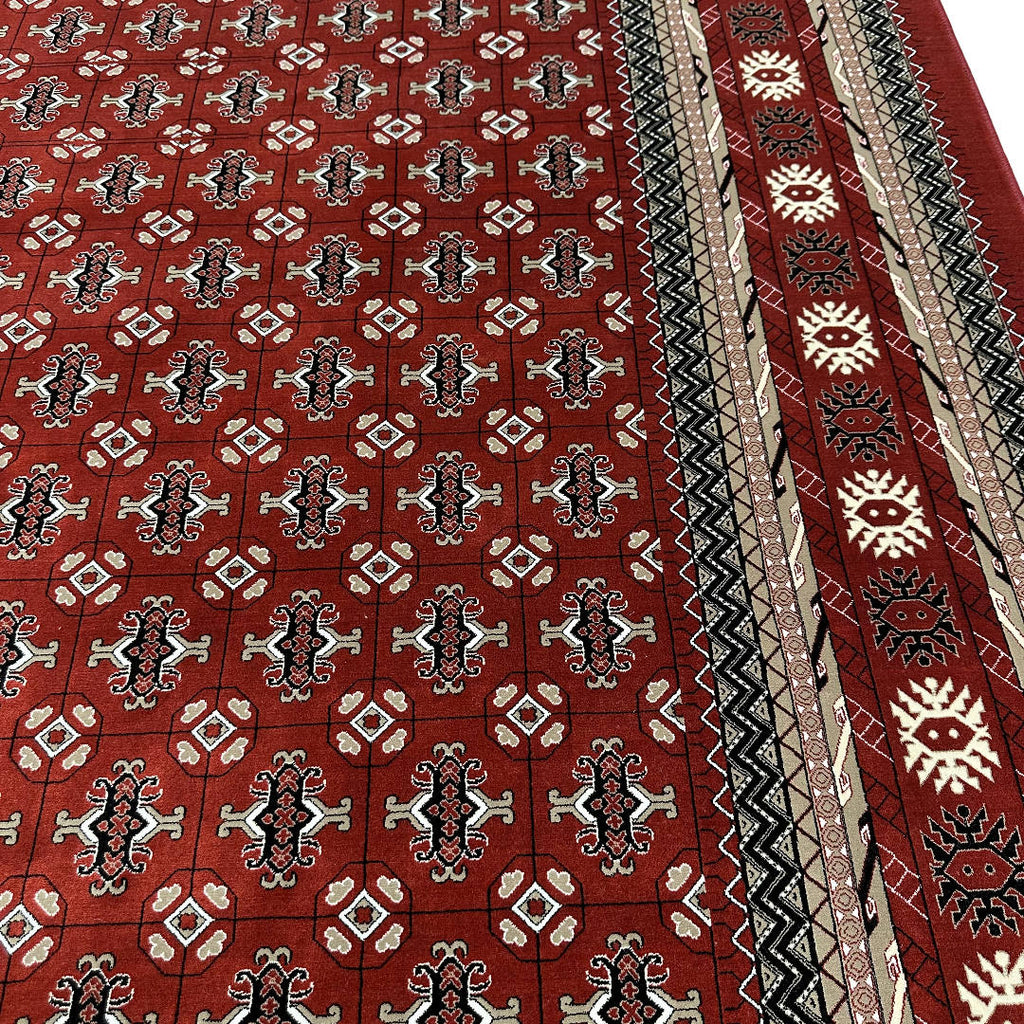 350 x 250cm Red Tekkie Bokhara Design Persian Rug