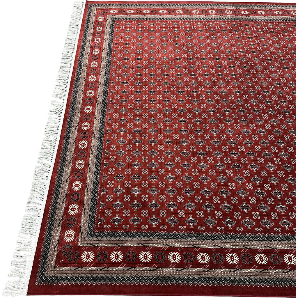 350 x 250cm Red Tekkie Bokhara Design Persian Rug