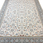 350 x 250 cm White Floral Persian Machine Made Rug