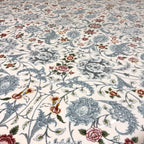 350 x 250 cm White Floral Persian Machine Made Rug