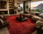 356 x 274 cm Hand-Knotted Vintage Persian Wool Rug