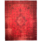 356 x 274 cm Hand-Knotted Vintage Persian Wool Rug