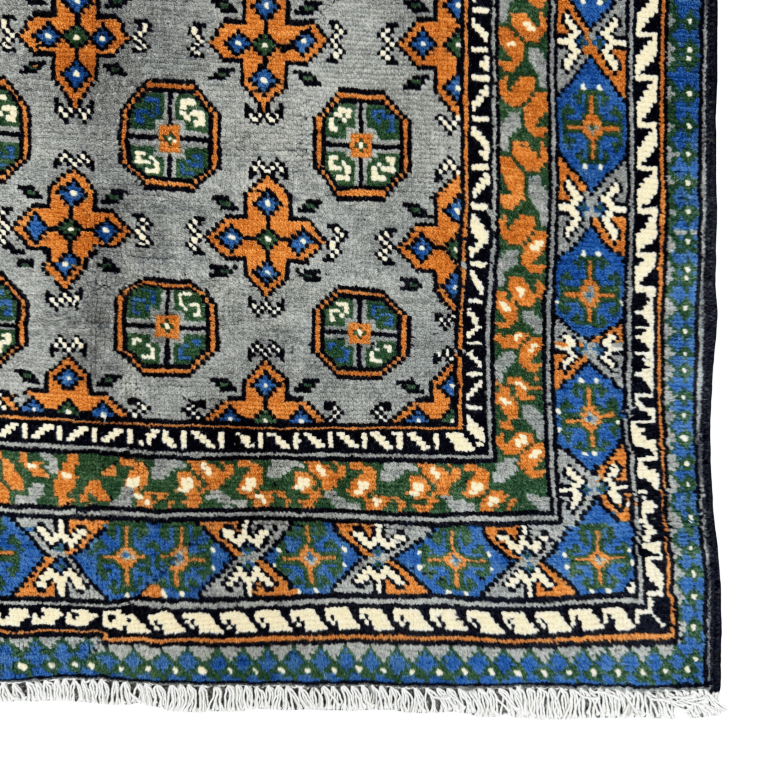 180 x 115 cm Hand-Knotted Afghan Akche Rug