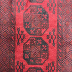 195 x 96 cm Hand-Knotted Afghan Akche Runner