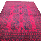 250 x 166 cm Hand-Woven Afghan Akche Rug