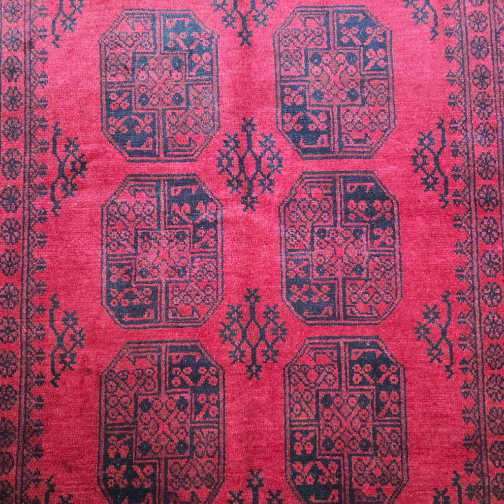 250 x 166 cm Hand-Woven Afghan Akche Rug