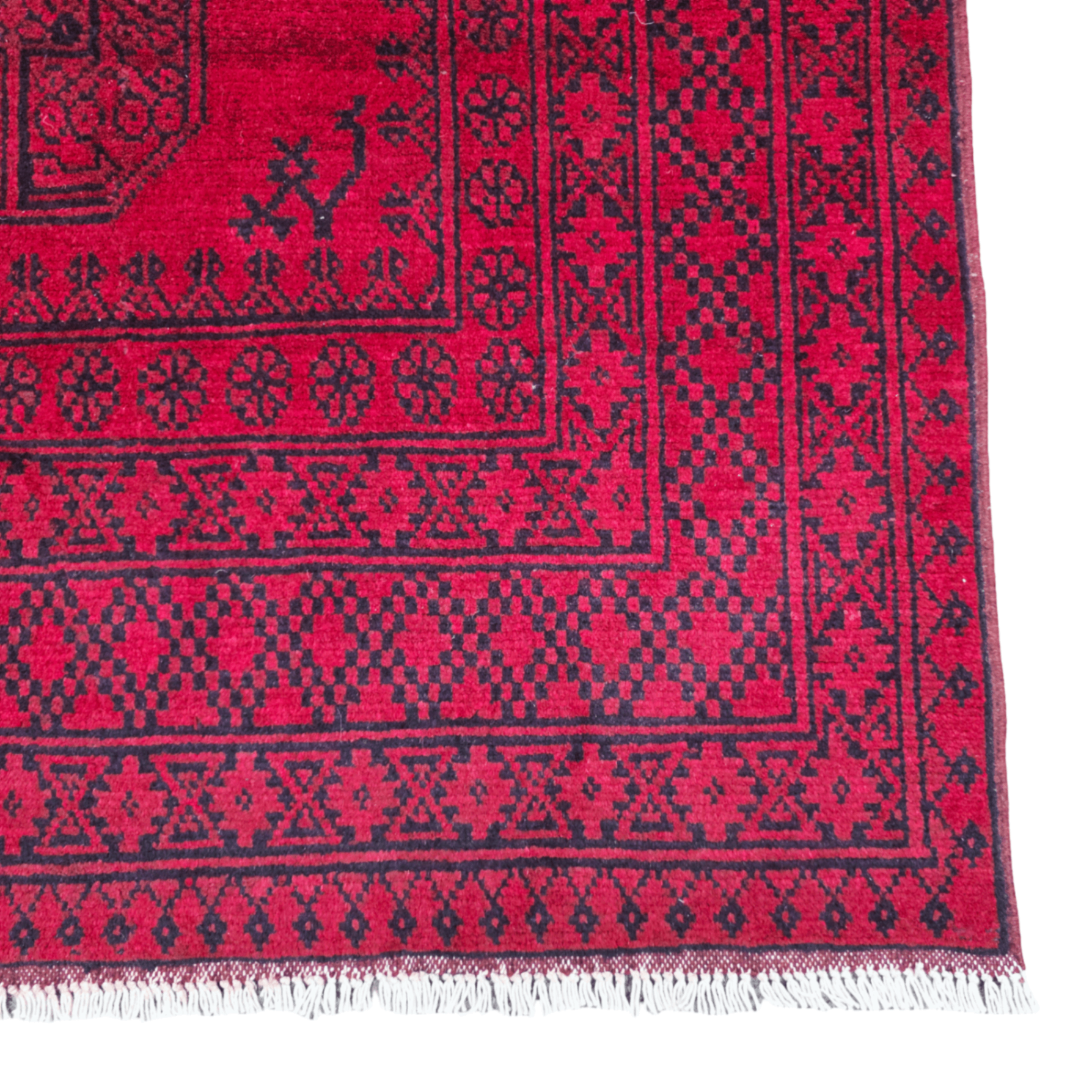 250 x 166 cm Hand-Woven Afghan Akche Rug