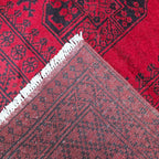 250 x 166 cm Hand-Woven Afghan Akche Rug