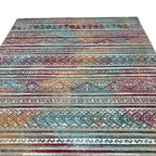 275 x 200 cm Multi-colour Boho Tribal Pattern Non-Slip Area Rug