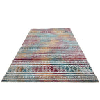 275 x 200 cm Multi-colour Boho Tribal Pattern Non-Slip Area Rug