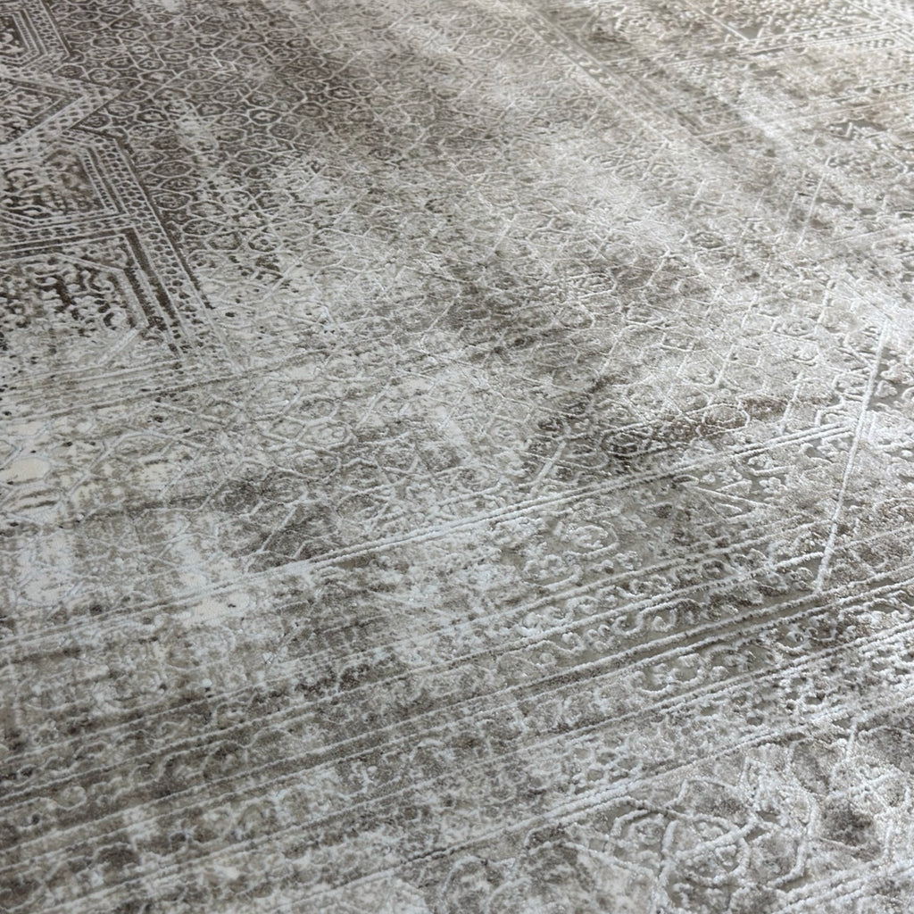290 x 200 cm Palazzo Phaselis Cream & Brown Vintage-Style Rug