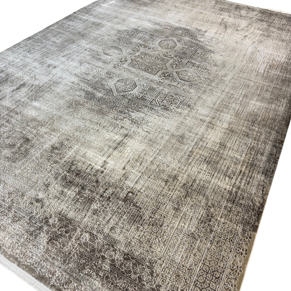 290 x 200 cm Palazzo Phaselis Cream & Brown Vintage-Style Rug