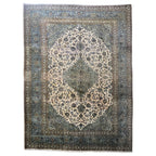 367 x 255 cm Hand-Knotted Persian Kashan Rug