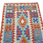 125 x 84 cm Hand Woven Afghan Kilim Rug