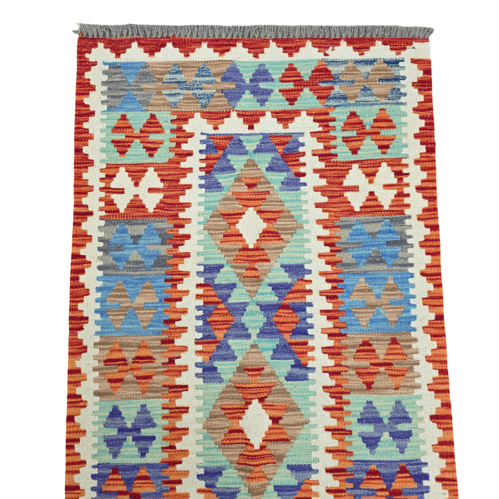 125 x 84 cm Hand Woven Afghan Kilim Rug