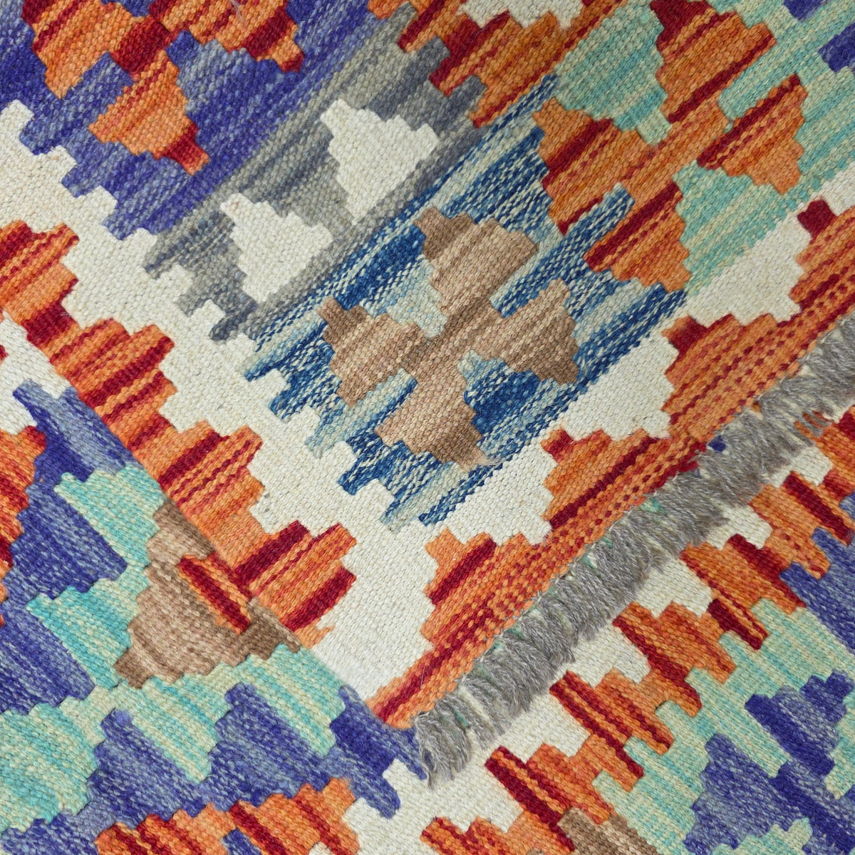125 x 84 cm Hand Woven Afghan Kilim Rug