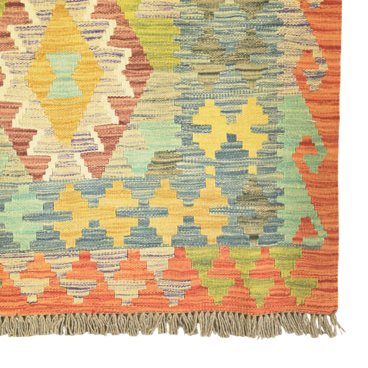 177 x 126 cm Hand Woven Afghan Kilim Rug