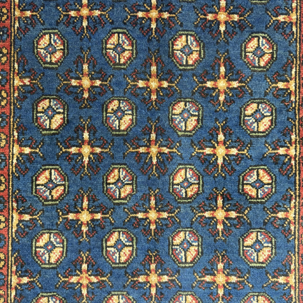180 x 111 cm Hand-Knotted Color Afghan Akche – Wool Rug