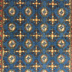 180 x 111 cm Hand-Knotted Color Afghan Akche – Wool Rug