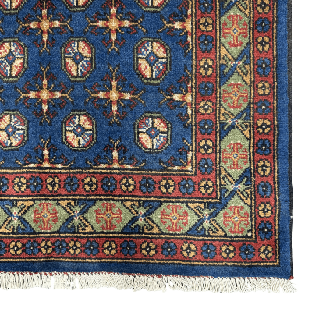 180 x 111 cm Hand-Knotted Color Afghan Akche – Wool Rug