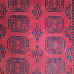 242 x 143 cm Hand-Woven Afghan Akche Rug