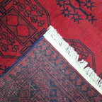 242 x 143 cm Hand-Woven Afghan Akche Rug