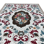 275 x 200 cm French Garden on Pearl Ivory Non-Slip Area Rug