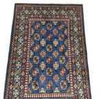 185 x 120 cm Hand-Knotted Afghan Akche Rug