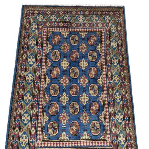 185 x 120 cm Hand-Knotted Afghan Akche Rug