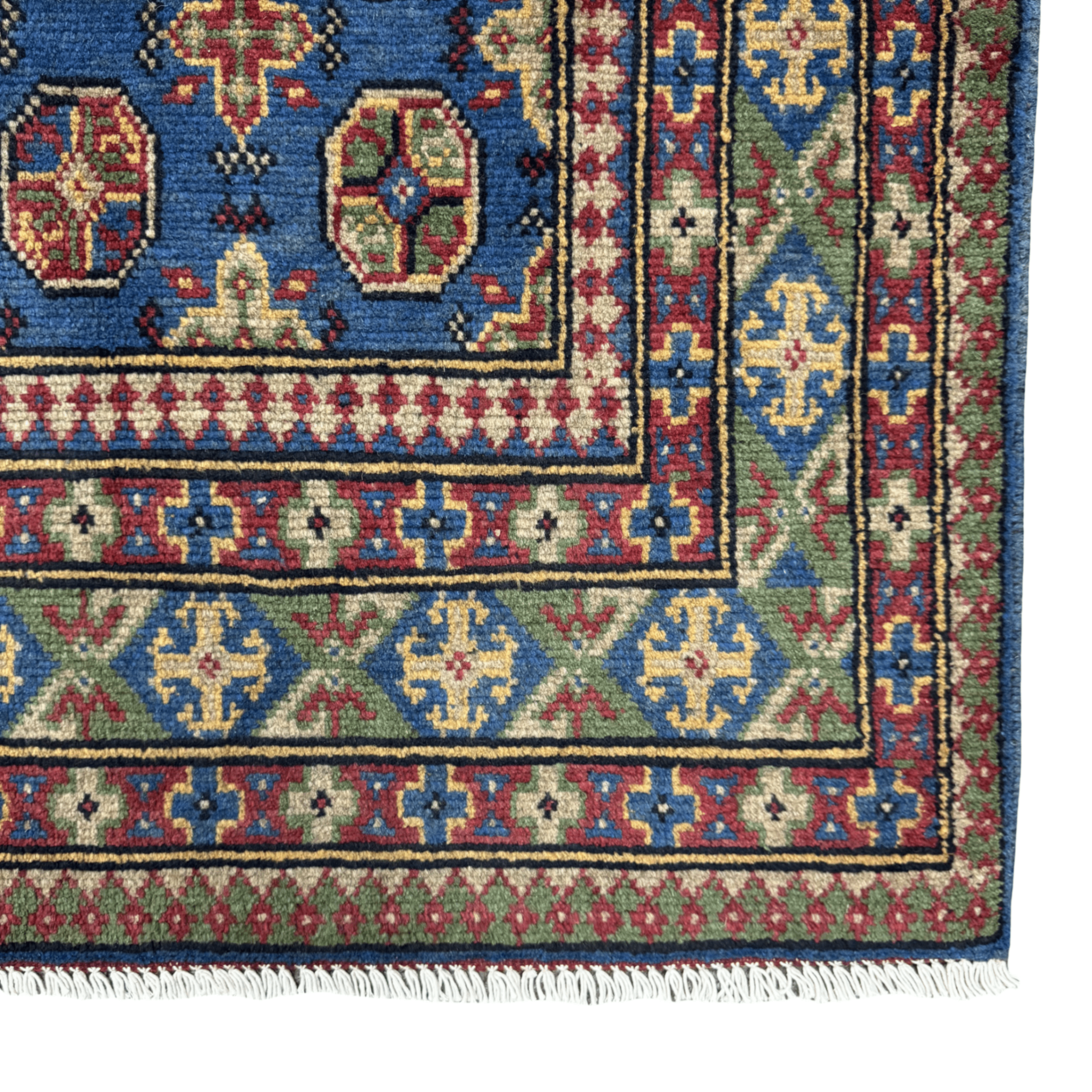 185 x 120 cm Hand-Knotted Afghan Akche Rug