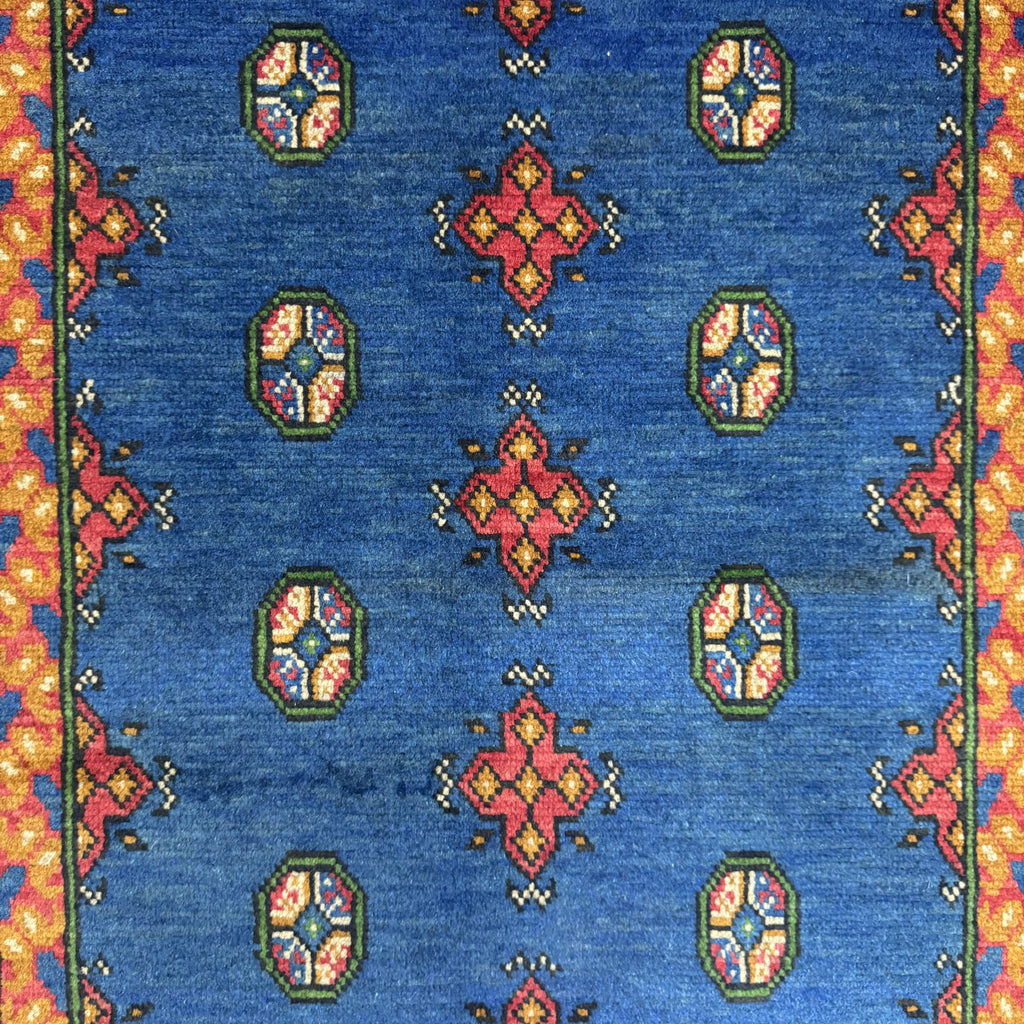 205 x 105 cm Hand-Knotted Afghan Akche Rug