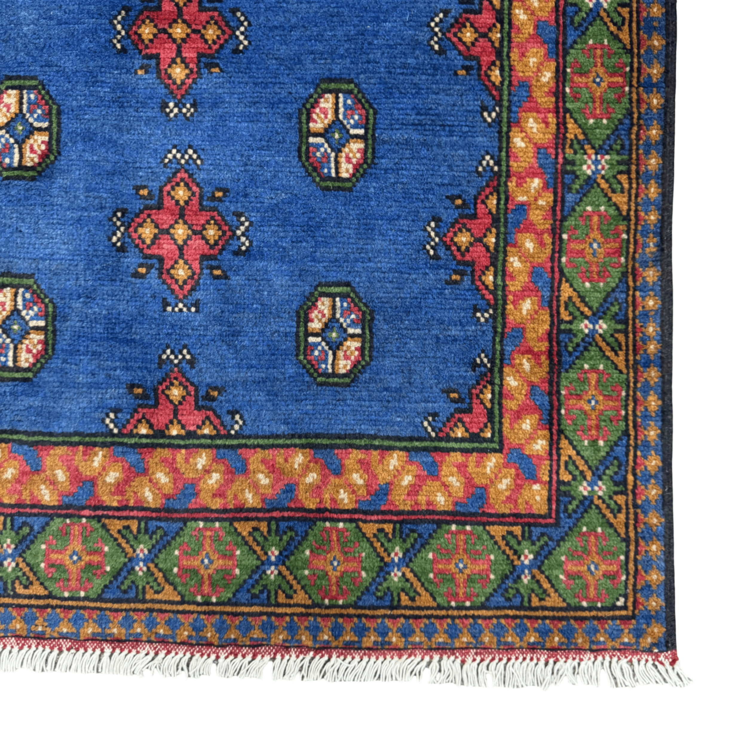 205 x 105 cm Hand-Knotted Afghan Akche Rug