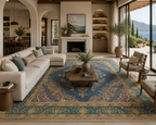 380 x 289 cm Hand-Knotted Vintage Persian Wool Rug