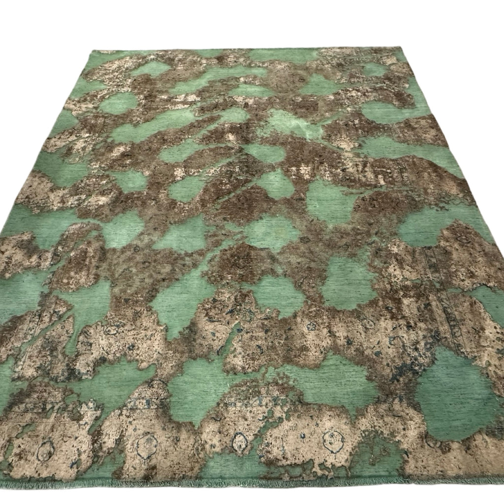 333 x 262 cm Hand-Knotted Ultra Vintage Persian Wool Rug