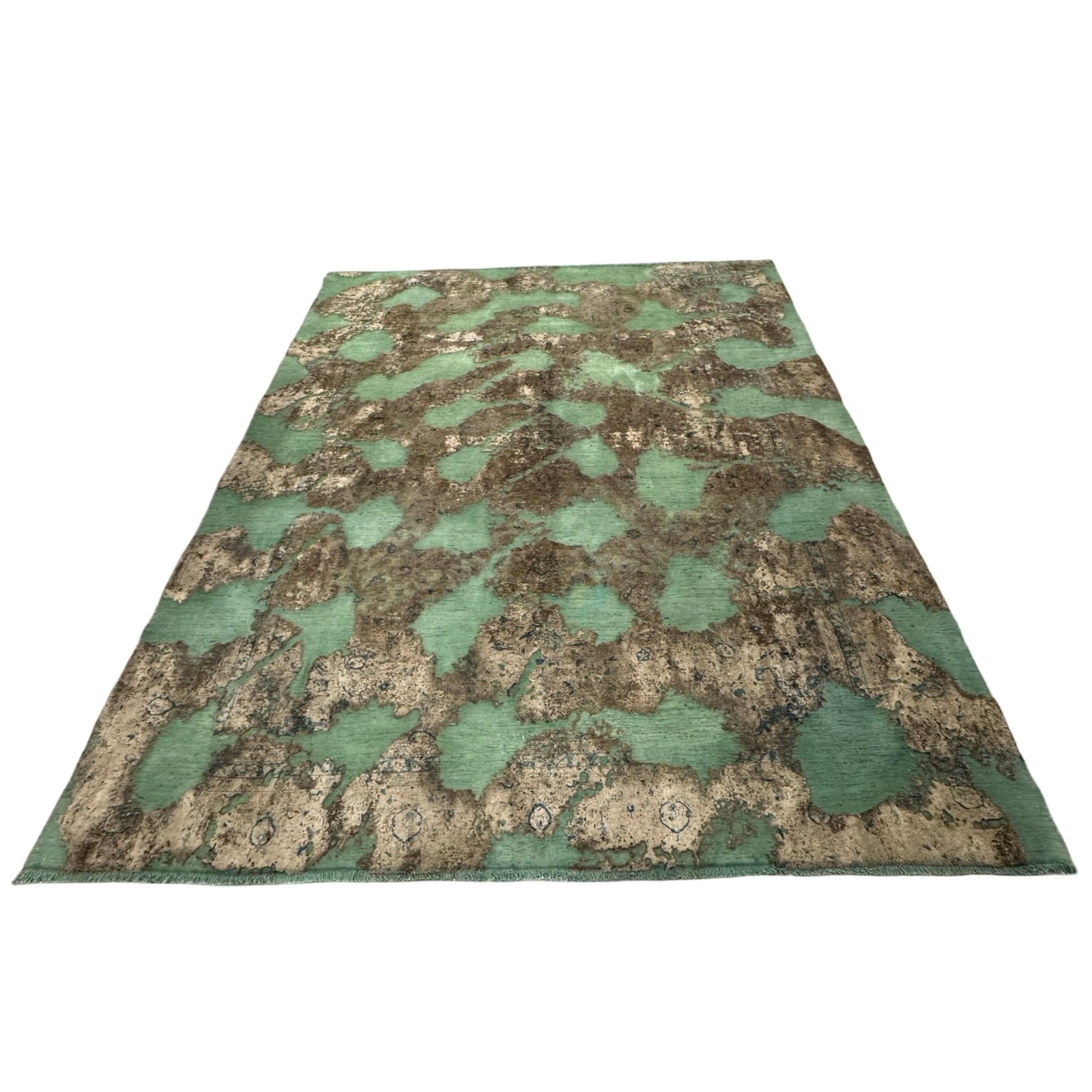 333 x 262 cm Hand-Knotted Ultra Vintage Persian Wool Rug