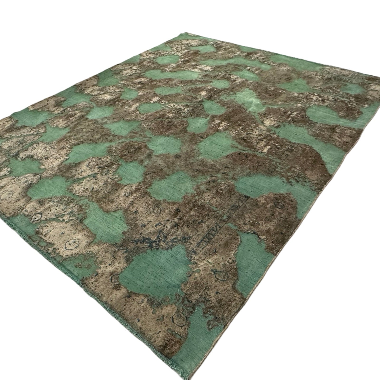 333 x 262 cm Hand-Knotted Ultra Vintage Persian Wool Rug