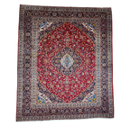 383 x 295 cm Hand-Knotted Large Persian Kashan Rug