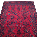225 x 174 cm Hand-Knotted Afghan Turkmen Rug