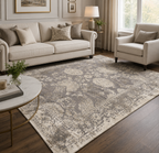 300 x 200 cm Modern Floral Machine-Made Rug