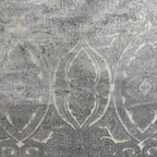 230 x 160 cm Silver Grey Vintage Damask Pattern Rug