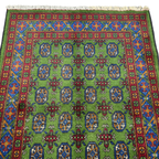 168 x 112 cm Hand-Knotted Color Afghan Akche