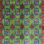 168 x 112 cm Hand-Knotted Color Afghan Akche