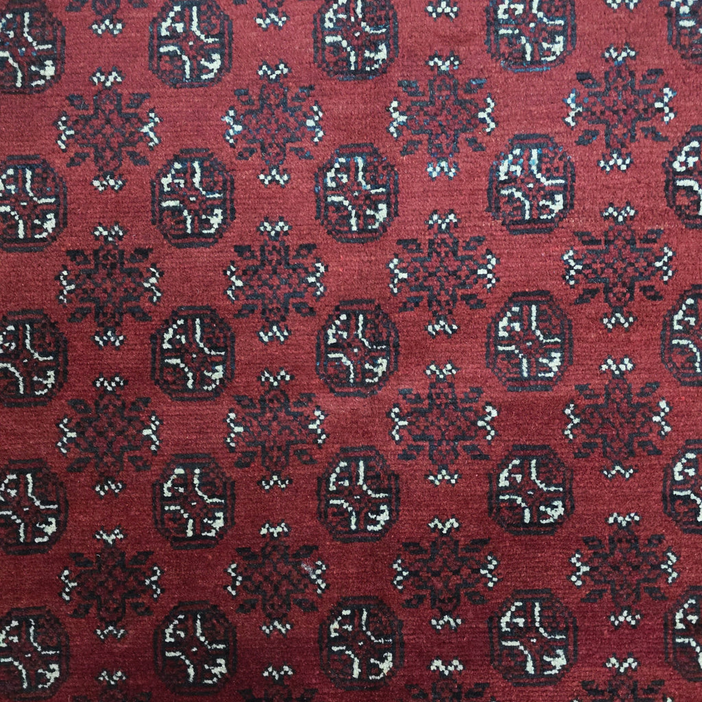 240 x 156 cm Hand-Knotted Afghan Bokhara Akche Rug
