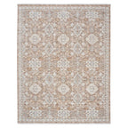 365 x 274 cm Vintage Terracotta & Ivory Persian-Style Floral Rug